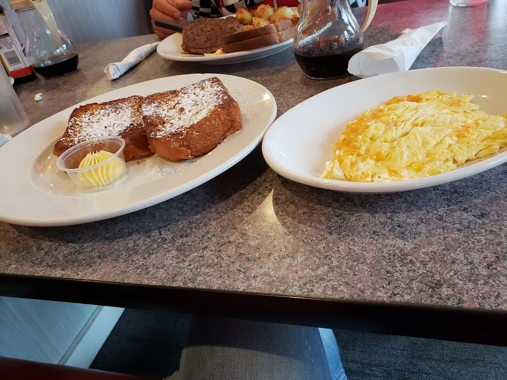 French Toast with Scrambled Eggs
